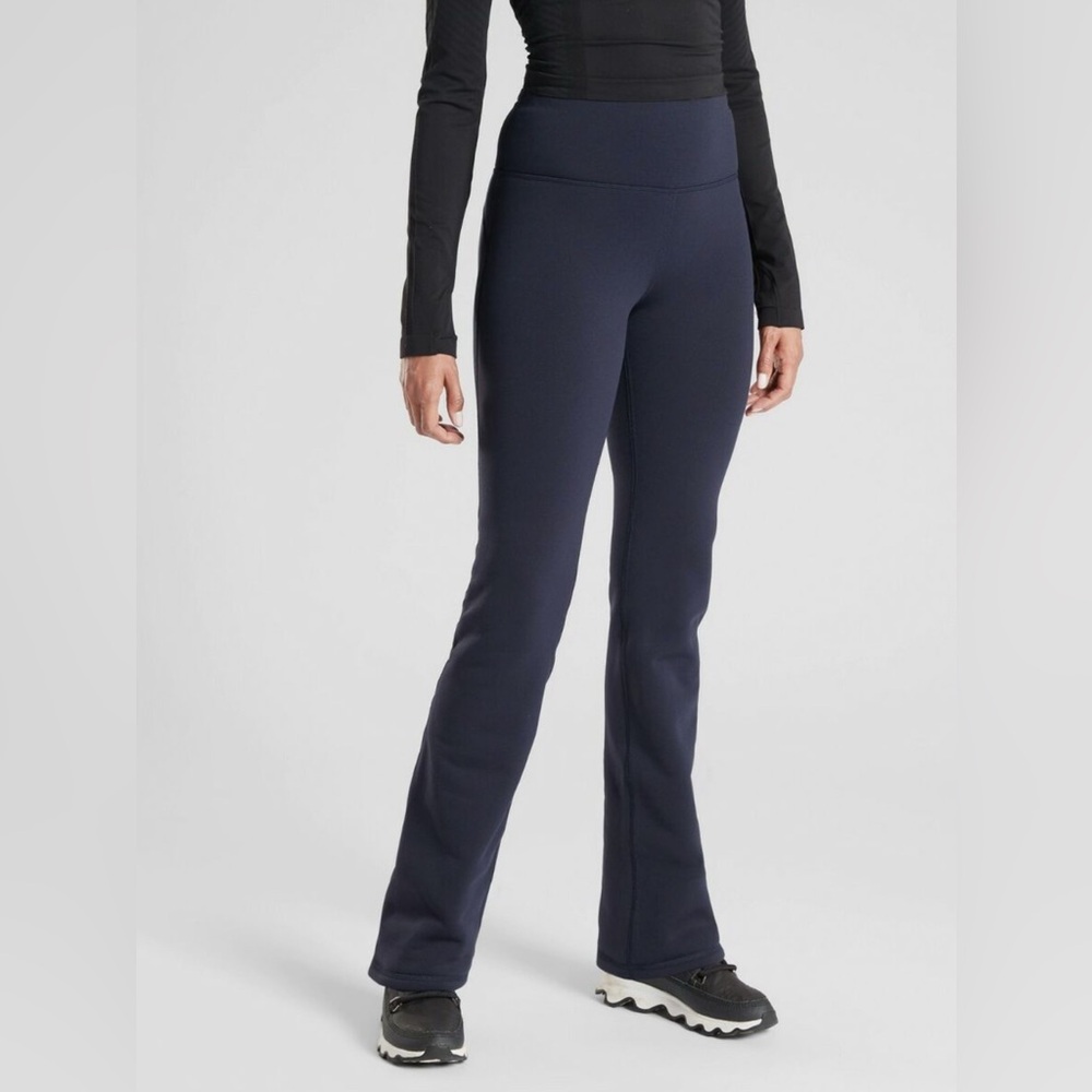 NWT Athleta Altitude Pant in Polartec Power Stretch in NAVY